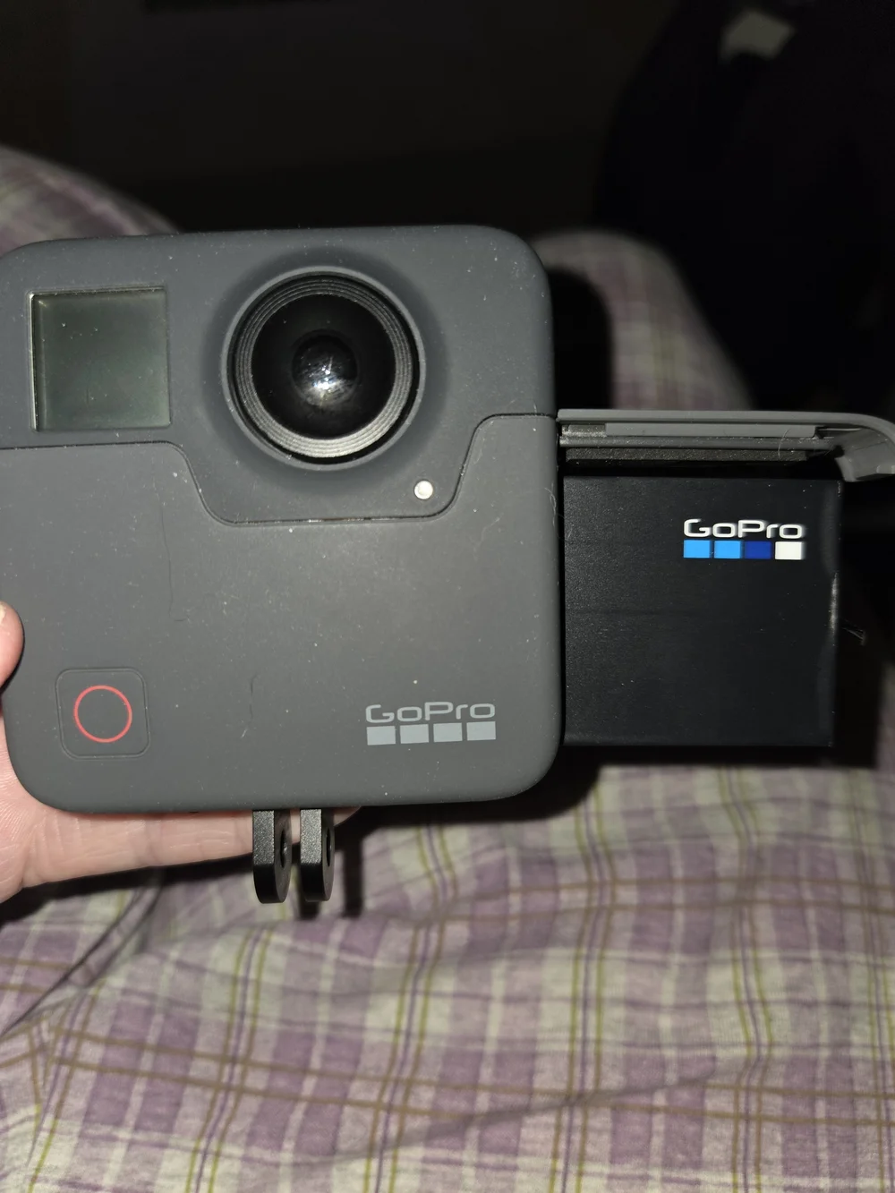 GoPro Fusion 360° Action 2 Camera Lot, 2 Micro Sd Cards  Read Description.